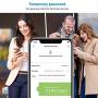 NGTeco Smart Lock,Fingerprint Keyless Entry Door Lock Deadbolt Bluetooth Biometric Electronic with Touchscreen Keypad Auto Lock APP Control with Cards Keys for Rental House Garage, No Drilling