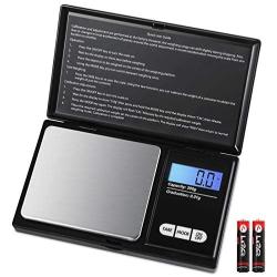 ORIA Digital Mini Scale, Electronic Smart Scale, 100g 0.01g/ 0.001oz Pocket Jewelry Scale, 7 Units, LCD Backlight Display, Tare Function, Auto Off, Stainless Steel