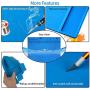 21.6 x 13.8 inch Heat Resistant Silicone Soldering Mat, Electronic Repair Mat for Soldering Station, Aweohtle Work Mat for Phone,Camera,Watch Repair with Scale Ruler and Screw Position (Large)