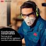 3M Peltor X4A Over-the-Head Ear Muffs, Noise Protection, NRR 27 dB, Construction, Manufacturing, Maintenance, Automotive, Woodworking, Heavy Engineering, Mining