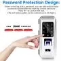 Electronic Smart Glass Door Lock Fingerprint Smart Lock Password Door Access Control System Fingerprint/Password/Swipe/Remote Unlock for Home Office (#3)