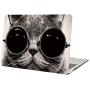 YMIX  Plastic Cover Snap on Hard Protective Case for MacBook Pro 13'' with CD-ROM (A1278) , #Chic Cat in Sunglasses