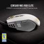 Corsair M65 RGB Elite - FPS Gaming Mouse - 18,000 DPI Optical Sensor - Adjustable DPI Sniper Button - Tunable Weights - White