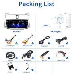 Dasaita 10.2'' Android 10.0 Car Stereo for Toyota 4Runner 2014 2015 2016 2017 2018 GPS Radio Audio Video Player 4G RAM 64G ROM Build in Carplay/Android Auto