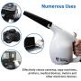 Compucleaner 2.0 -Durable ABS Plastic Electric High Pressure Air Duster - Computer Cleaner Blower - Keyboard Cleaner - Electronic Devices and Laptop Cleaner - Replaces Compressed Air Cans-White