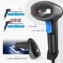 Gemeita 2D Barcode Scanner Capture Barcodes from Screen, Handheld USB Bar Code Reader for Supermarket, Warehouse, Store