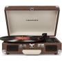 Crosley Cruiser Deluxe Vintage 3-Speed Bluetooth Suitcase Turntable, Tweed