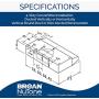 Broan-NuTone F403004 Insert with Light, Exhaust Fan for Under Cabinet Two-Speed Four-Way Convertible Range Hood, 30-Inch, Stainless Steel