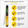 Stabila 39018 TECH 700 DA 18 Inch Digital Electronic Angle Finder, Spirit Level and Bevel Gauge