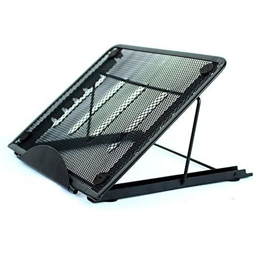 Baobeir Mesh Ventilated Adjustable Laptop Stand for Laptop/Notebook/iPad/Fire 7/Fire 8/Fire 10/Samsung Tab/Tablet and More (Black)