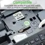 Labelife Compatible Label Tape Replacement for Brother TZe231 Ptouch Tape TZe Label Tape 12mm 0.47 Inch Laminated White Label Maker Tape TZe-231 for P-Touch PTH110 PT-D200 PTD600, 26.2 Feet, 6-Pack