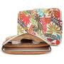 KAYOND Canvas Water-Resistant for 11-11.6 Inch Laptop Sleeve Case Bag (11-11.6 Inches, Forest Series White)