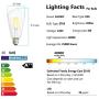 LED Edison Vintage Light Bulbs, 4W 4000K Daylight White, Dimmable LED Edison Bulb Antique LED Filament Bulbs, Clear Glass, 40W Equivalent, 380LM, ST64, E26 Base (4W-4000K-6Pack) (6)