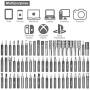 GogoFix Precision 66 Bits with Repair Tool Kits Compatible with Electronics, Computer, MacBook, iPad, iPhone, Xbox, Playstation, Camera Repair and Maintenance