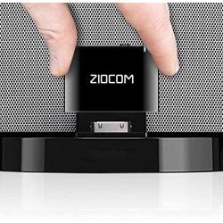 ZIOCOM 30 Pin Bluetooth Adapter Receiver for iPhone iPod Bose SoundDock and Other 30 pin Dock Speakers with 3.5mm Aux Cable(Not for Car and Motorcycles),Black