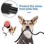 JOTO 10.83ft Cable Management Sleeve, Cuttable Neoprene Cord Management Organizer System, Flexible Cable Wrap Cover Wire Hider for Desk TV Computer Office Home Theater -Reversible Black/White, Large