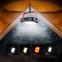 Portable LED Work Flood Camping Light 1000LM 5200mAh Emergency Hurricane Power Bank Magnetic Hanging Reading Lamp for Outdoor Climbing Adventure Hiking Fishing Car Repair Job Site Lighting 11 Modes