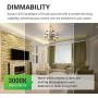 Sunco Lighting 10 Pack A15 LED Candelabra Bulb, 5W=40W, 3000K Warm White, Dimmable, Waterproof, 450 LM, E12 Base, Indoor/Outdoor Light - UL