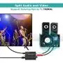 Digital to Analog Audio Converter-Upgrade Volume Adjustable Techole Aluminum Optical to RCA with Optical &Coaxial Cable. Digital SPDIF TOSLINK to Stereo L/R &3.5mm Jack DAC Converter for PS4 Xbox DVD