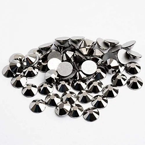 432pcs Crystal Lane ss12 (3mm) Grey Hematite Rhinestones Flat Backs