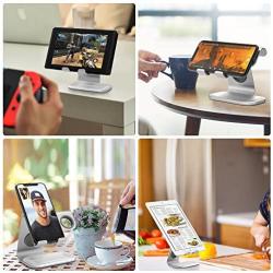 Apple Watch Stand, ZVEdeng Cellphone and Apple Watch Stand, Apple Watch Charging Station, Universal Stand Holder for iPhone 12 Pro Max/12/12 Pro/12 Mini, Apple Watch Both 38mm-42mm (Silver-Leather)