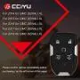 cciyu 1 X Flip Key Fob Uncut Blade (SHELL CASE) 6 Buttons Replacement for Suburban Tahoe for G MC Yukon XL HYQ1AA with FCC: 1551A-1AA 13508280 13580804 22984995 HYQ1AA 13580802 13580802 5922084