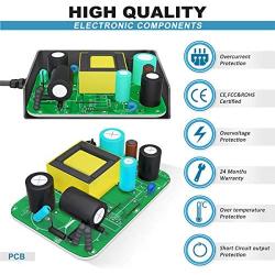 8.4V Charger, iCreatin 1A Power Adapter Li-ion Battery Charger Cord with LED Indicator 2.1x5.5mm Interface Suitable for 7.2V 7.4V 8.4V 2-String Lithium Battery Pack