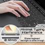 Kuzy MacBook Pro Keyboard Cover with Touch Bar 13 and 15 inch Premium Ultra Thin TPU 2019 2018 2017 2016 Apple Model A2159 A1989 A1990 A1706 A1707 Skin Protector, Clear