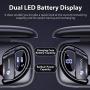 VEATOOL Wireless Earbuds Bluetooth Headphones 48hrs Playtime Sport Earphones with LED Display TWS Stereo Deep Bass Ear Buds with Earhooks Waterproof in-Ear Built-in Mic Headset for Running Workout