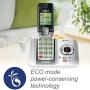 VTech CS6529-4B 4-Handset DECT 6.0 Cordless Phone with Answering System and Caller ID, Expandable up to 5 Handsets, Wall-Mountable, Blue/Green/Red/Silver