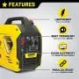 Champion Power Equipment 100692 2000-Watt Portable Inverter Generator, Ultralight