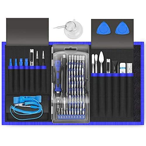 XOOL 80 in 1 Precision Screwdriver Set with Magnetic Driver Kit Professional Electronics Repair Tool Kit for Computer, PC, Mac-Book, Laptop, Tablet, iPhone, Xbox, Game Console