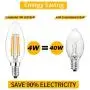 12 Pack Dimmable E12 LED Candelabra Bulb, 40 Watt Equivalent B11 LED Chandelier Light Bulbs, Warm White 2700K, 350 Lumens, Candelabra Base, Home Decorative