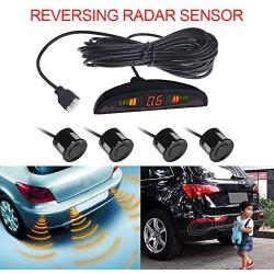 KKmoon Car Auto Reverse Backup Radar System 4 Parking Sensor with LED Display
