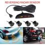 KKmoon Car Auto Reverse Backup Radar System 4 Parking Sensor with LED Display