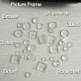 322Pcs Cabinet Door Bumpers,Self Adhesive Clear Rubber Bumpers Pads,Noise Dampening Buffer Pads - 5 Sizes