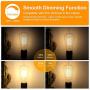12Packs Vintage LED Edison Bulbs, 60W Equivalent 7W, 800Lumens, Dimmable ST64 Antique LED Filament, Soft Warm White 2700K, E26 Medium Base Light Bulbs High Brightness Clear Glass for Bedroom Office