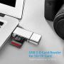 COCOCKA USB SD Card Reader, 3-in-1 USB to SD Card Converter USB OTG Adapter, USB 2.0 Memory Card Reader for Smart Phones/Tablets/PC/Laptop