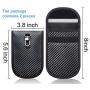 Faraday Bag for Key Fob (2 Pack), GICENT Car RFID Signal Blocking Pouch,Faraday Key fob Protector, Black Anti-Theft Signal Blocker, Remote Entry Smart Fob Case