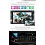 Android Car Stereo DVD Bluetooth Head Unit Double Din in Dash 6.2 inch Auto Radio Digital Media System Support WiFi Mirrorlink/Carplay USB SD MP3/MP4 1080P Equalizer Subwoofer External Microphone
