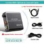 Digital to Analog Audio Converter-Upgrade Volume Adjustable Techole Aluminum Optical to RCA with Optical &Coaxial Cable. Digital SPDIF TOSLINK to Stereo L/R &3.5mm Jack DAC Converter for PS4 Xbox DVD