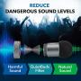 QuietBuds Noise Cancelling Ear Plugs - Ear Plugs for Sleeping | Ear Protection for Concerts | Comfortable Shooting Ear Protection | Sound Blocking Earplugs for Sleep | Ear Care Products for Noise