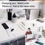 Watch Charger, 2 in 1 Portable Wireless Watch Phone Charger Charging Cable