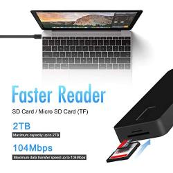 USB C Hub, iFory Type C to HDMI VGA Adapter for MacBook Pro , 8 in 1 USB-C Adapter with HDMI Port, 1080P VGA Output, SD+MicroSD Card Reader, 2-Ports USB 3.0 and USB-C Power Delivery 3.0(1 Dark Black)