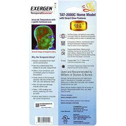 Exergen TEMPORAL ARTERY THERMOMETER TAT-2000 SCANNER PROFESSIONAL MODEL