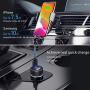 Wireless Car Charger, CTYBB Qi Auto-Clamping Air Vent Dashboard Car Phone Holder & QC3.0 Car Charger, 10W Compatible for Galaxy S10.