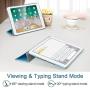 ESR Yippee Trifold Smart Case for iPad 6th Generation 2018/2017 (Not for iPad 10.2) [Lightweight] [Multi-Angle Viewing Stand Case] [Auto Sleep/Wake] for iPad 5th/6th Gen - Light Blue