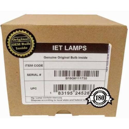 IET Lamps - Genuine Original Replacement Bulb/lamp with OEM Housing for PANASONIC PT-AE4000 Projector (Osram Inside)