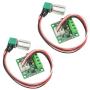 XLX 2PCS Mini PWM DC Motor Governor 1.8V 3V 5V 6V 12V 2A 1803BKW Adjustable Speed Light Temperature Controller Regulation Switch Current limiting Ultra small LED dimmer with Speed Control Knob
