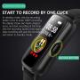 Wearable IP68 Waterproof Smart Watch with Mini Spy Camera Hidden Invisible Cam Lens Hole Touchscreen 1080P Video Voice Record, Fitness Tracker Bracelet Wristband Spy Watch for Smartphone (32GB)